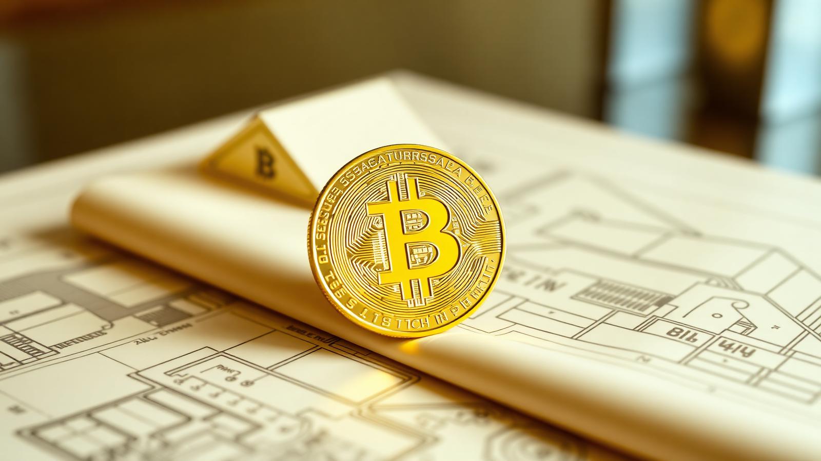 Bitcoin on property blueprint